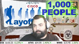 CISCO IS TO LAYOFF OVER 1,000 PEOPLE ! STOCK DOWN 8%~Investor XP~