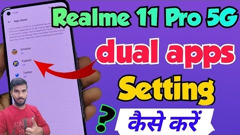 Realme 11 Pro 5G me App clone setting kaise kare | Realme 11 Pro 5g dual apps Setting