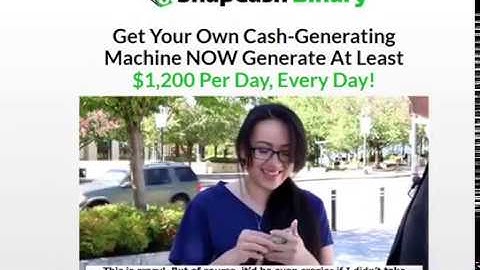 Snap Cash Binary Scam Review SnapCash Binary System Review Results Update