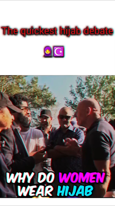 The quickest hijab debate why do women wear hijab🧕 ☪️ #hijab #debate #islamicshorts #youtubeshorts