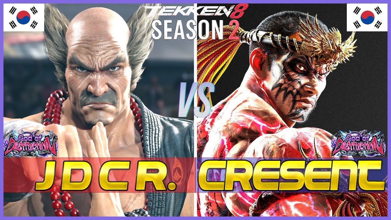 T8 ▰ JDCR (Heihachi) Vs CRESCENT (Fahkumram) ▰ Tekken 8 High Level Gameplay