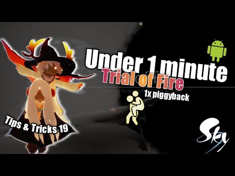 [patched] How to Trial of fire under 1 minute using piggyback | Sky CotL | Sandwichies Ch