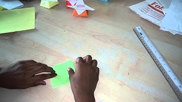 Origami trapezoid star box