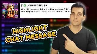 FREE Highlight Chat Message Overlay (Twitch + YouTube)