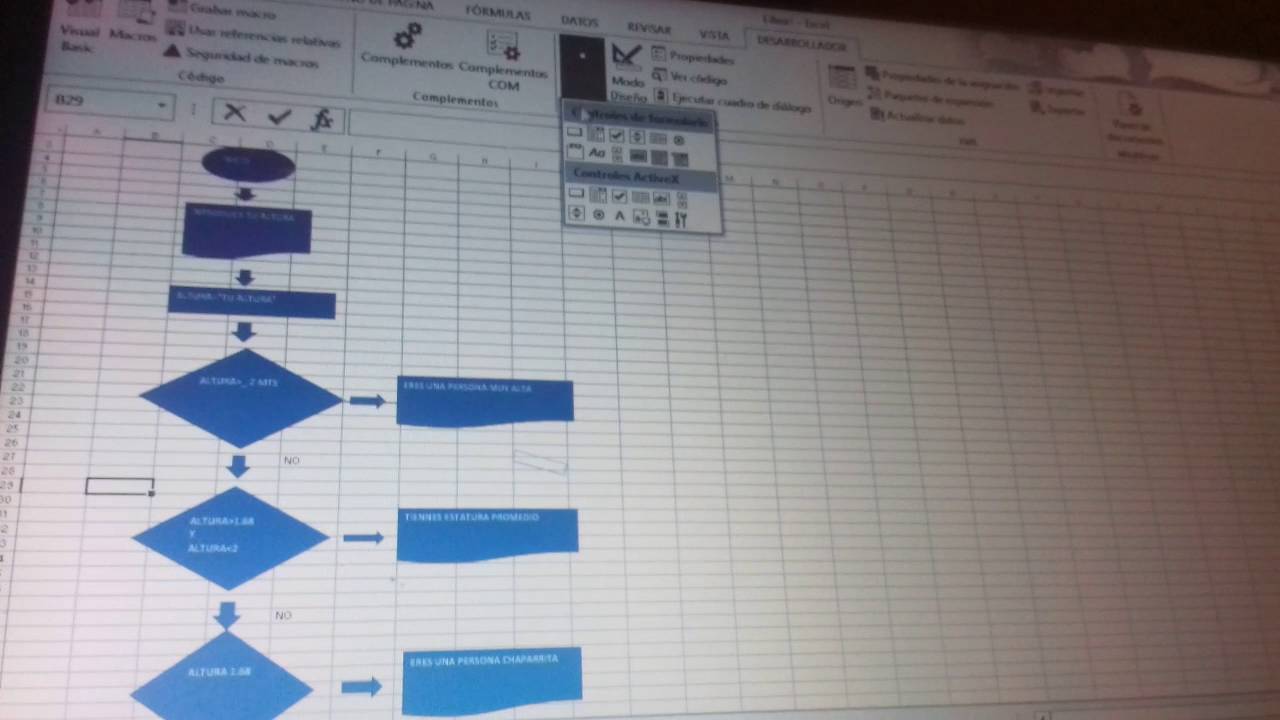 Como Hacer Un Diagrama De Flujo En Excel Youtube