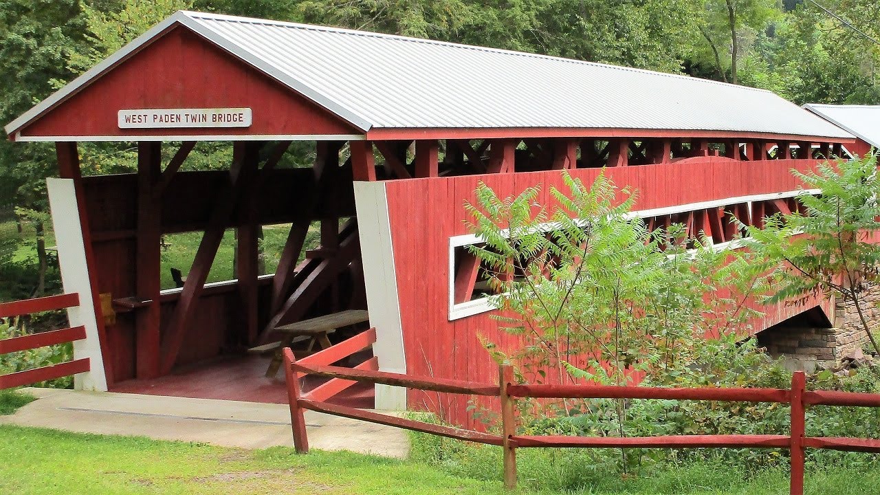 West Paden Covered Bridge (Twin Bridges) YouTube