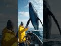 whales attack on man #viral #ai