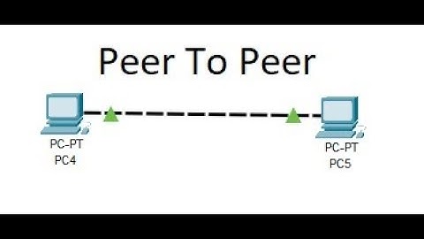 Jaringan Peer To Peer dengan Cisco Tracer