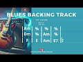 Blues Backing Track in A Minor 50 BPM 6/8