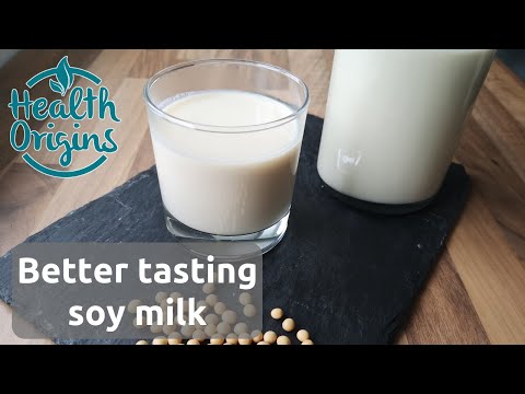 सोया दूध के स्वाद को कैसे बेहतर बनाएं (घर पर बनाएं, बीन का स्वाद नहीं)