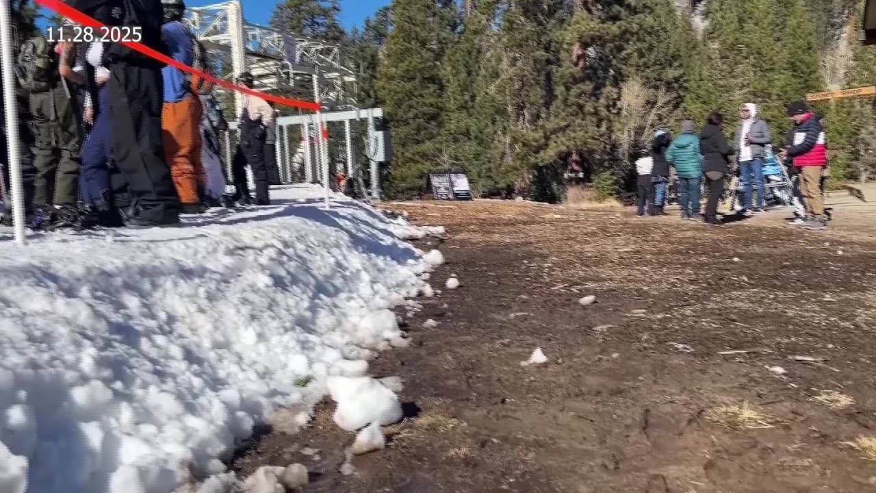 How are the roads after snow "totally dumped" on China Peak?