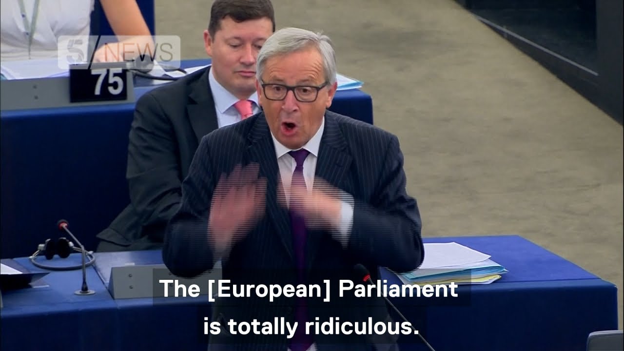 Jean-Claude Juncker: European Parliament is 'totally ridiculous'