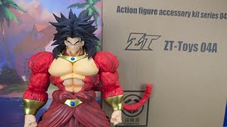 SAVE ME!! ZT Toys 04A 3rd Party Figuarts Super Saiyan 4 SSJ4 Broly - Dragonball Heroes - Review