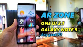 AR ZONE - ONE UI 2.1 Update for Samsung Galaxy Note 9 -  The all new Augmented Reality App