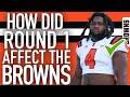 Day 1 of the nfl draft went the browns way here is what they do today