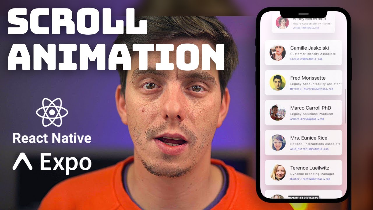 React Native Scroll Item Animation Effect - Flatlist And Animated Api
