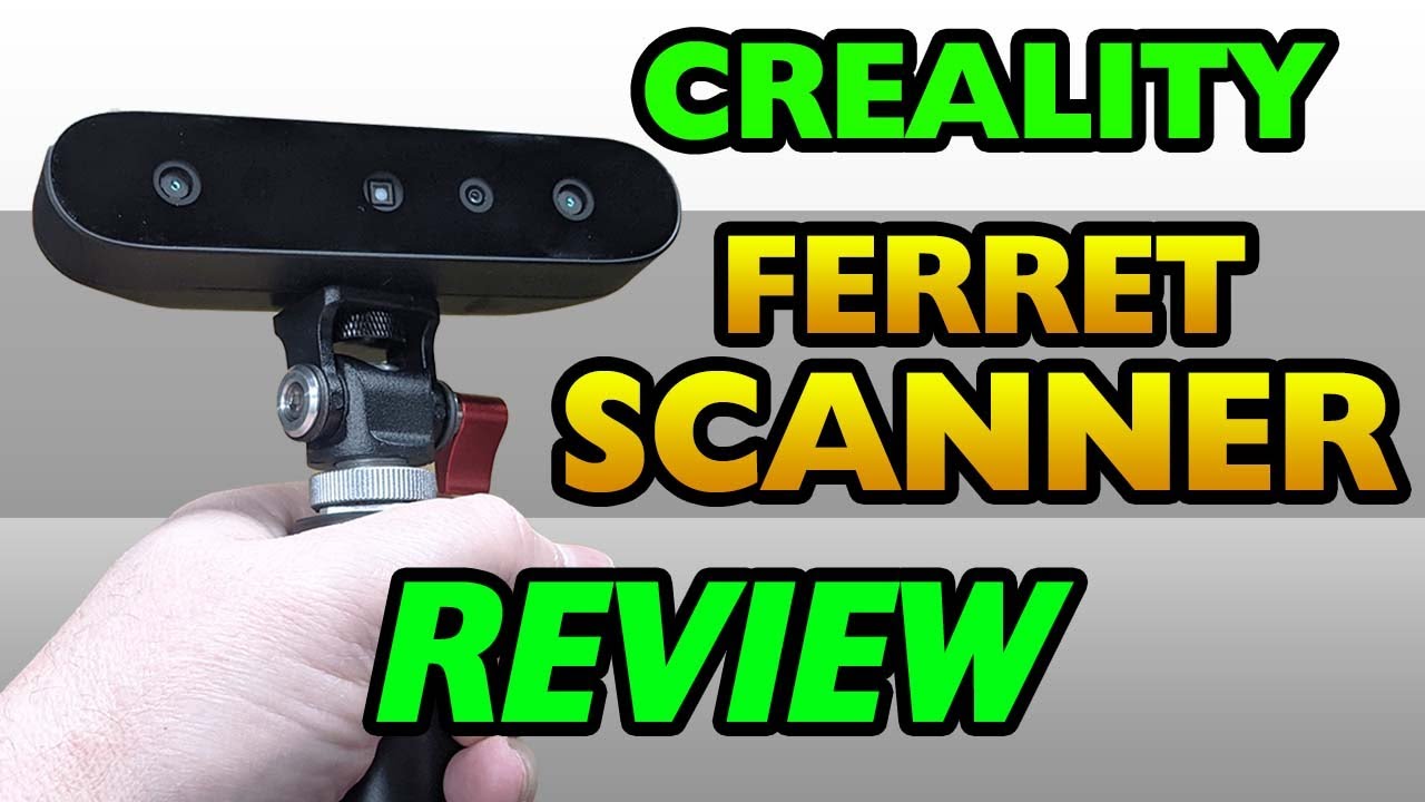 Creality CR-Scan Ferret 3D Scanner Test and Review
