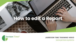 How to edit a Report