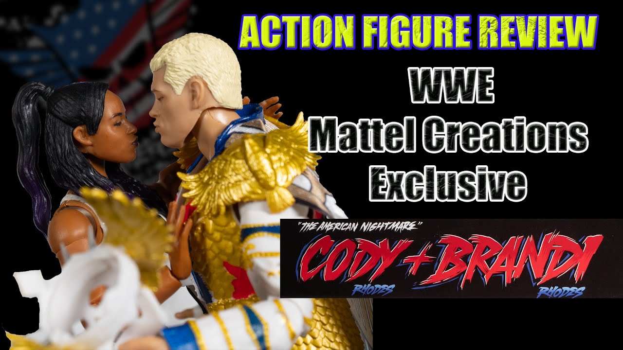 Mattel Creations WWE Ultimate Edition Cody & Brandi Rhodes 2-Pack Review WrestleMania 40 Masterpiece
