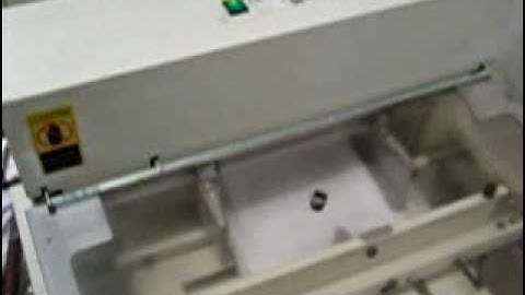 BOURG BT27 COLLATOR RUNNING THE TD-T RECEDING STAGGER STACKER