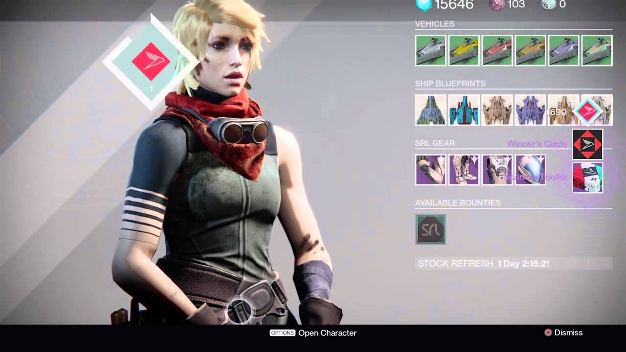 Class S reward SRL Destiny new event