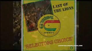 Greensleeves Records, Selectors Choice: Last Of The Lions #reggaemix  #dancehallmix #80s #90s