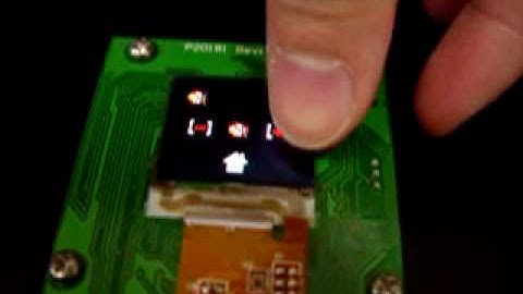 PMOLED with Touch Demo - Volume