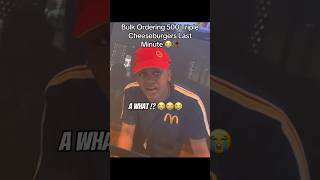 Bulk Ordering 500 Cheeseburgers Last Minute