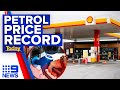 Petrol prices skyrocket to $2.24 per litre in all-time record | 9 News Australia