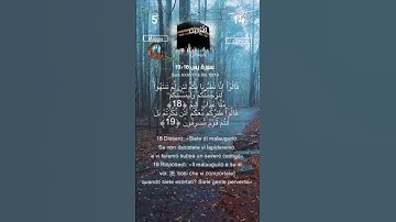 ترجمة أية للأيطالي من سورة يس 19/18