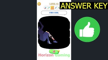 Tricky Quiz: Dop Brain Puzzle LEVEL 21 Find a girl - Gameplay Walkthrough Android IOS