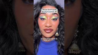 6 brown girl friendly makeup/skincare essentials 🤎 #browngirlmakeup