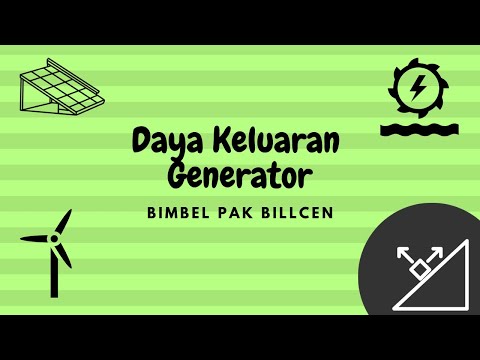 Video: Cara Menghitung Daya Generator Generator