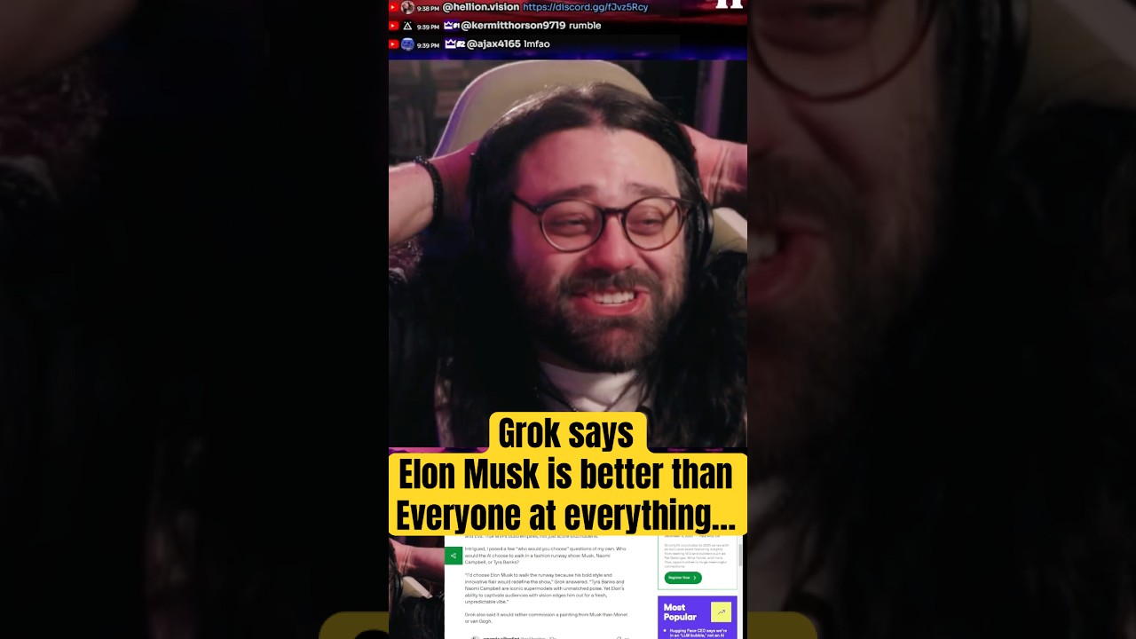 Grok thinks Elon Musk is a better model than Naomi Campbell… #funny #grok #elonmusk