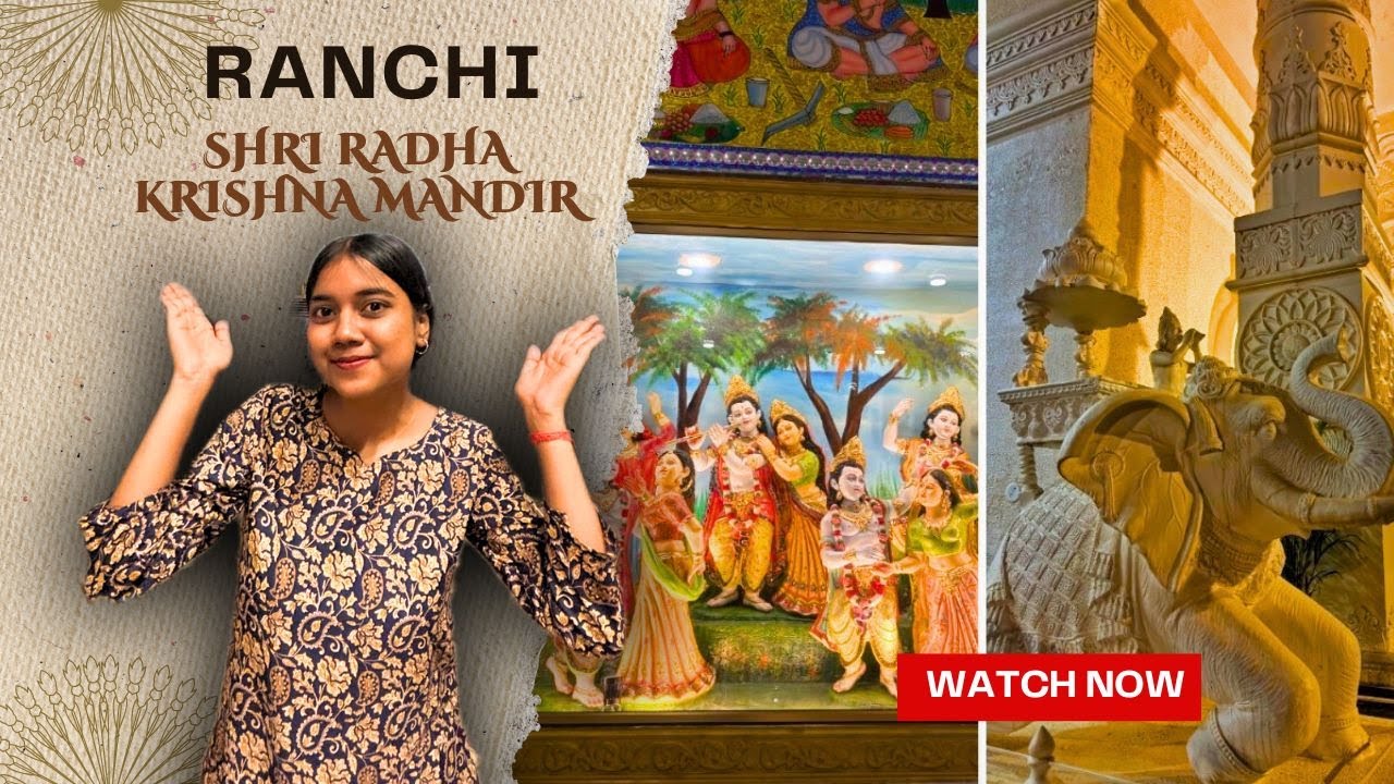 Ranchi | Pundag | Radha Krishna mandir | Funny moments | behind the ...