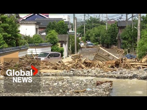 Japan floods: at least 6 dead as country takes stock of rain damage