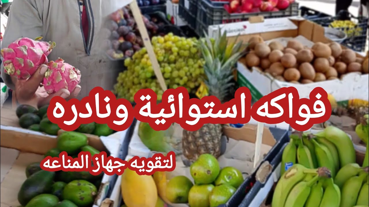 فواكه استواءيه ونادره لتقويه جهاز المناعه وارخص سعر فاكهه فى مصر