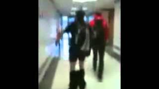Kid Running Through School With His Pants Down