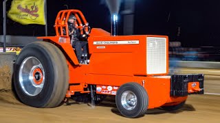 Tractor Pull 2023: Hot Farm Tractors: Wagler Fall Nationals. Epic Pulling Series.