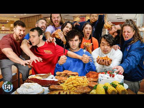 I Brought 50 Competitive Eaters To A Buffet!