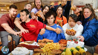 I Brought 50 Competitive Eaters To A Buffet! by Airrack 3,810,483 views 4 months ago 9 minutes, 3 seconds