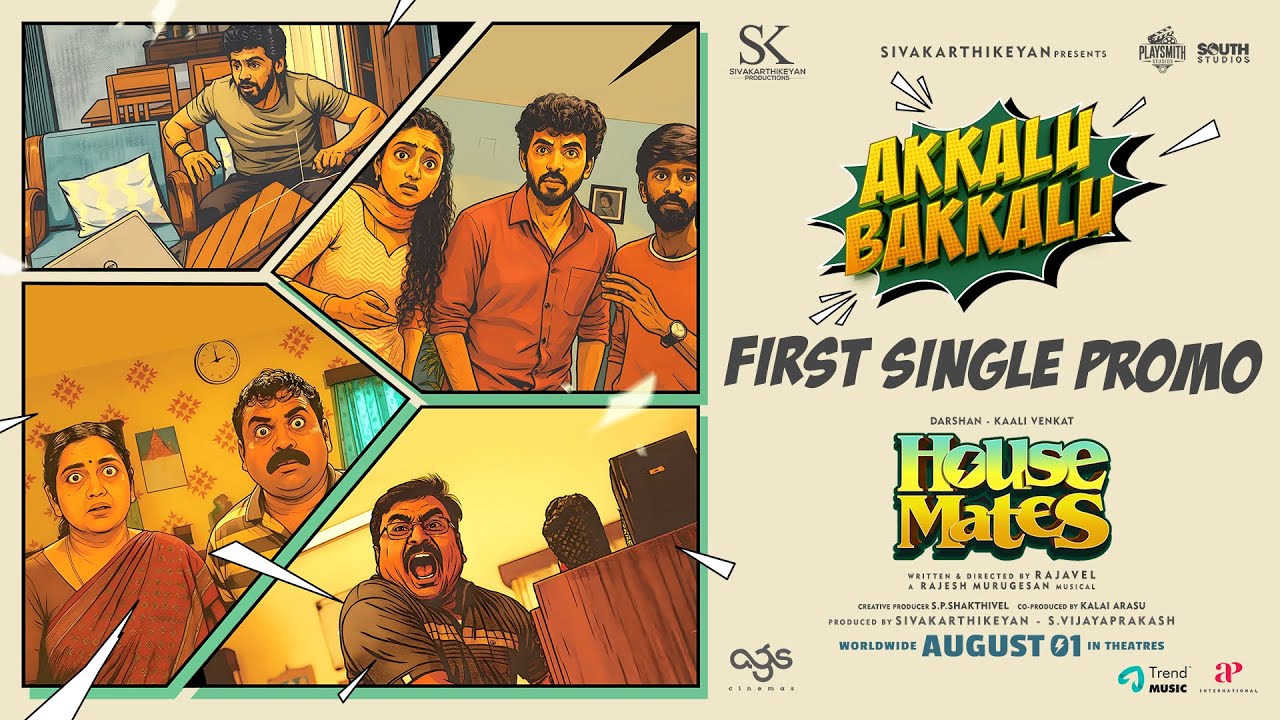 Akkalu Bakkalu - Song Promo | House Mates | Darshan, Aarsha Baiju | Sean Roldan l Rajesh Murugesan