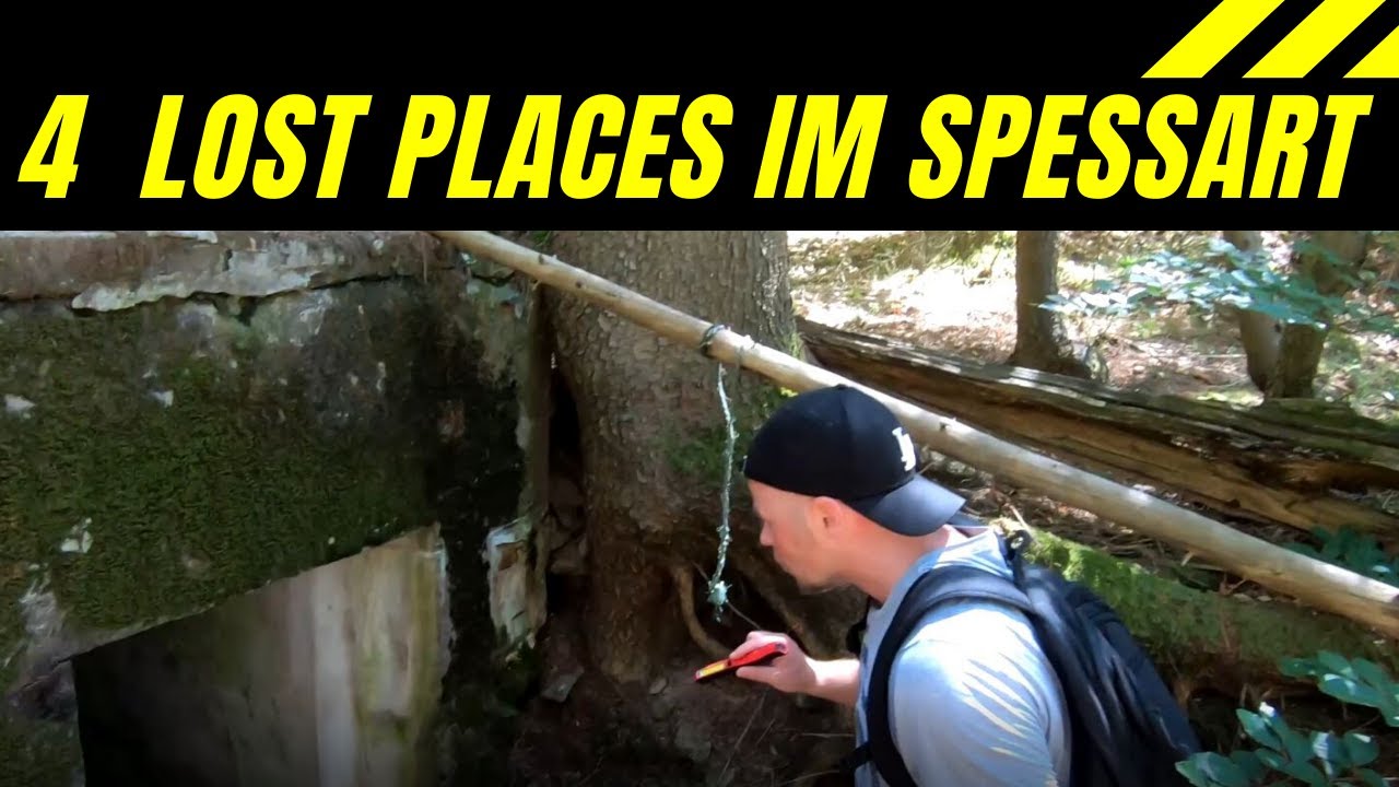 4 Lost Places im Spessart & MKK // Drei Bunker und eine verlassene Gärtnerei
