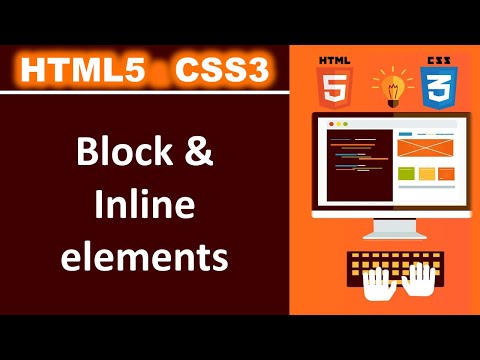 Block and Inline elements in HTML | Web Development Tutorials in Urdu/Hindi