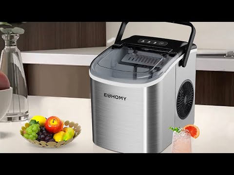 Unboxing the Euhomy Portable Ice Maker Machine - Ice Bullets for Tea 