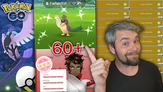Over 60 Galarian Farfetch'd quests & THIS is what we got! Galarian Articuno!? (Pokémon GO)