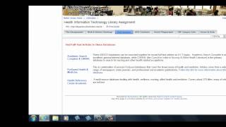HIT Tutorial 1: Accessing Library Databases Off-Campus