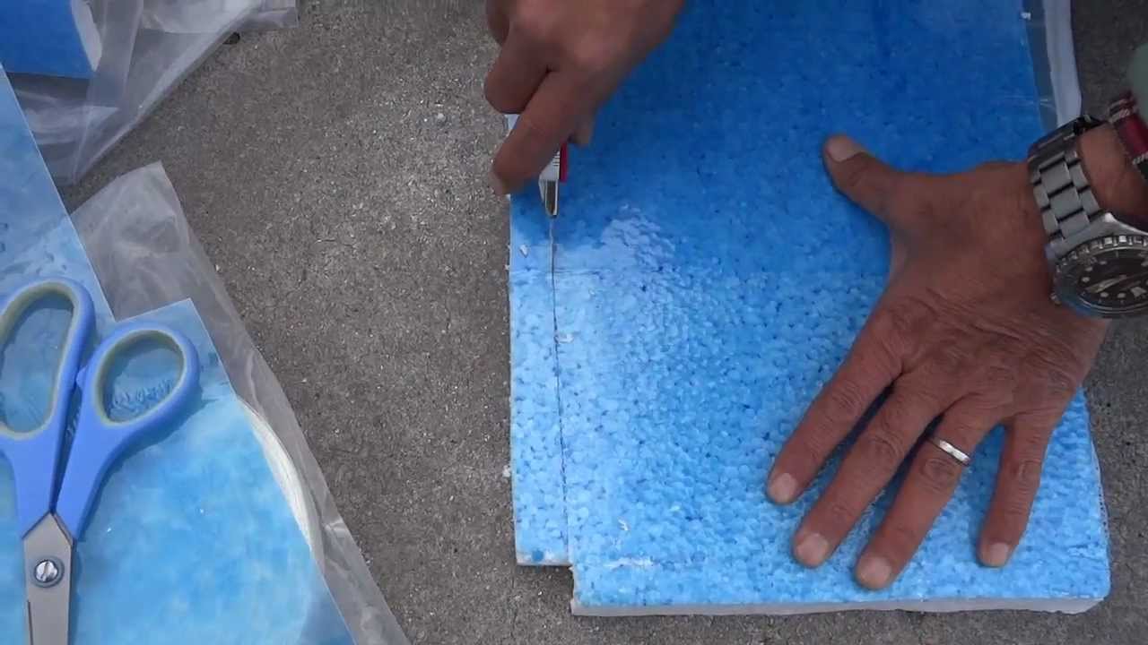 スーパーポリクロスfrpと発泡スチロール強化曲げてみて Youtube