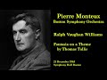 Vaughan Williams:  Fantasia on a Theme by Thomas Tallis (Monteux 1963)