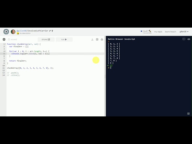 Javascript Challenges - Split Up a Given Array into Chunks - YouTube Javascript Challenges - Split Up A Given Array Into Chunks - Youtube